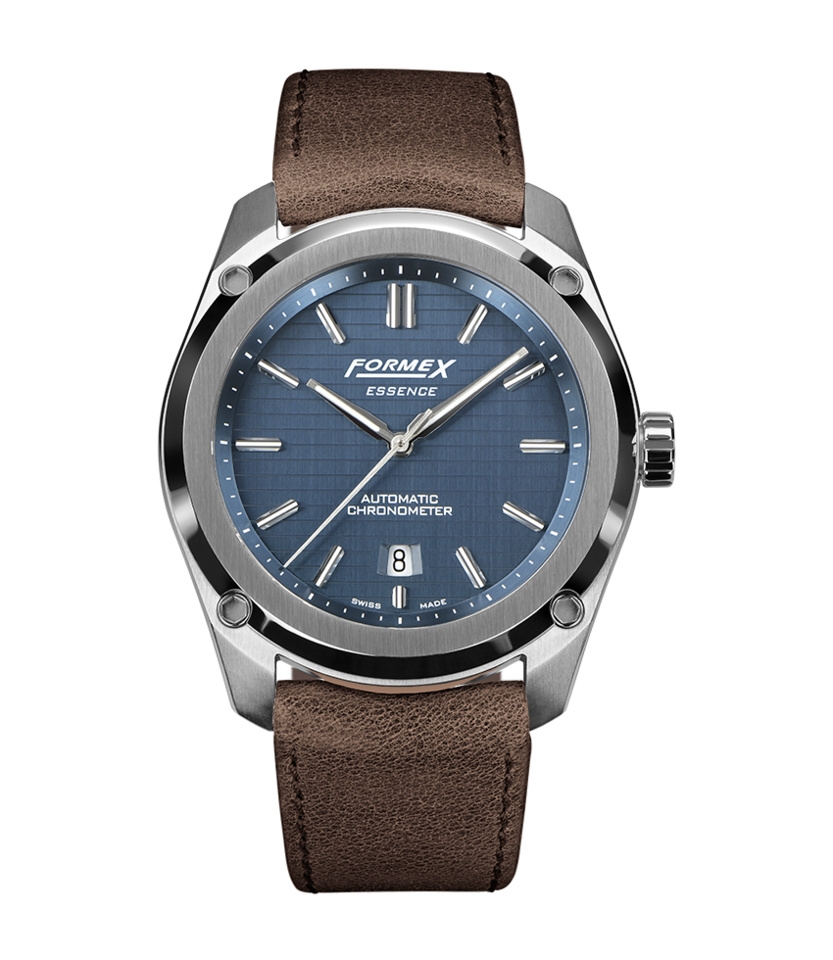 Formex 0330.1.6331.722 : Essence Automatic Chronometer Blue / Calf