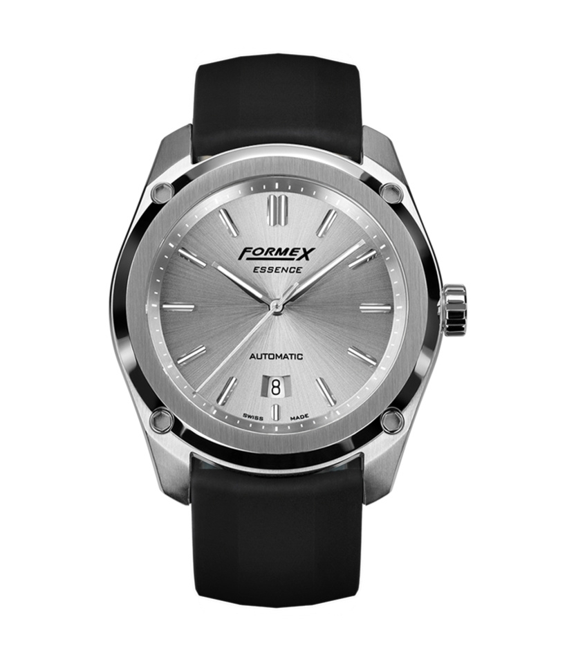 Formex 0330.1.7341.910 : Essence Automatic Silver / Rubber