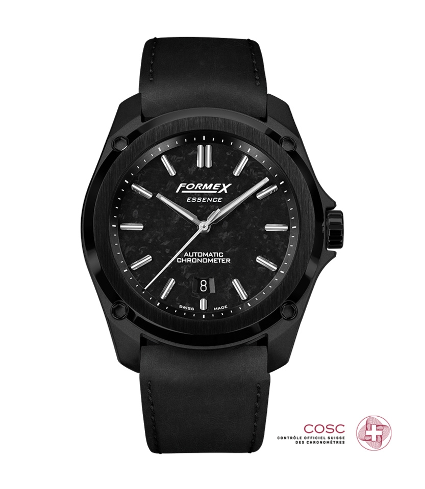 Formex 0330.4.6399.711 : Essence Leggera Automatic Chronometer Forged Carbon / Calf