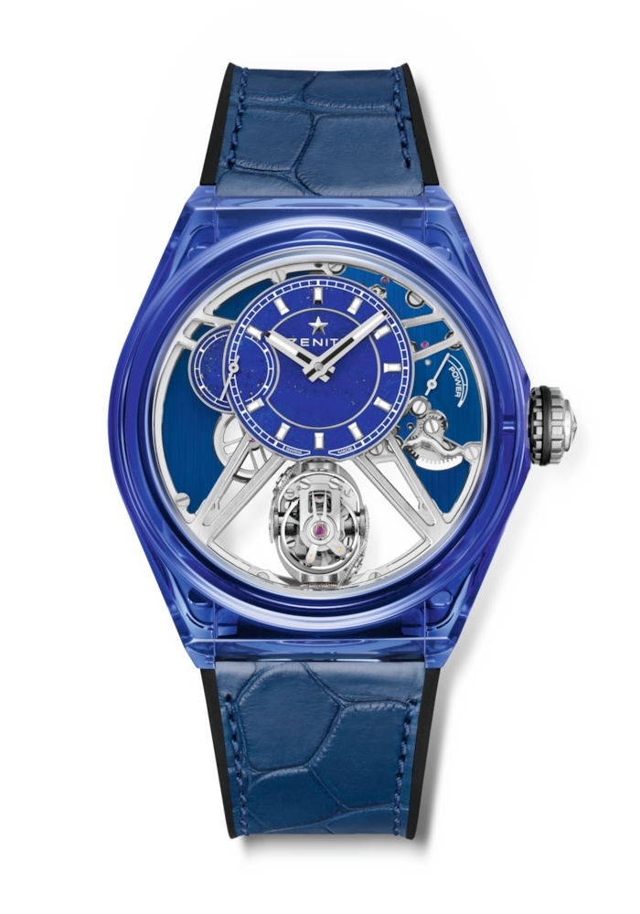 Zenith 04.9003.8812/51.R584 : Defy Zero G Blue Sapphire / Lapis Lazuli