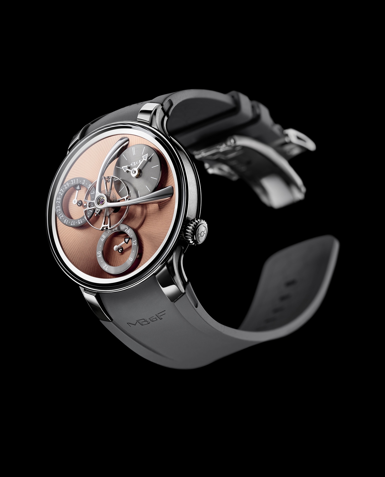 MB&F 04.TR.GSA : Legacy Machine Split Escapement Evo UAE Golden Jubilee