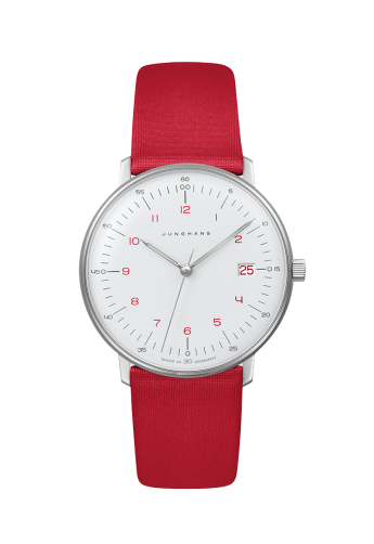 Junghans 047/4541.00 : Max Bill Ladies Red