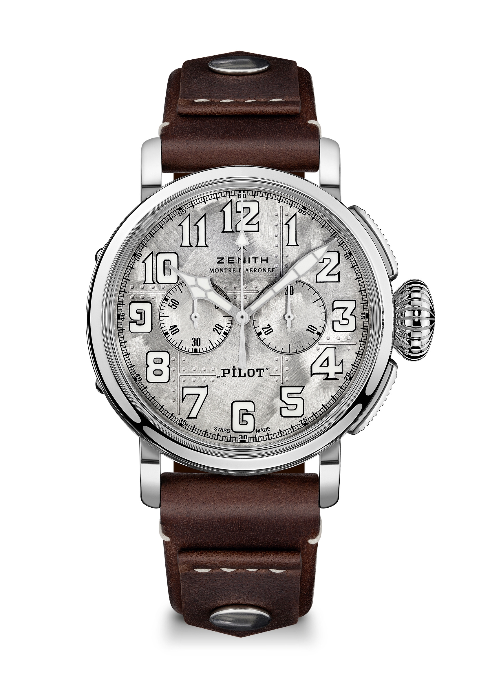 Zenith 05.2430.4069/17.I011 : Pilot Type 20 Chronograph Silver