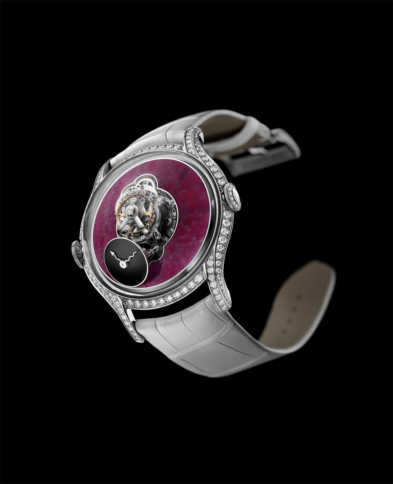 MB&F 05.WSL.WCR : Legacy Machine FlyingT Coeur de Rubis