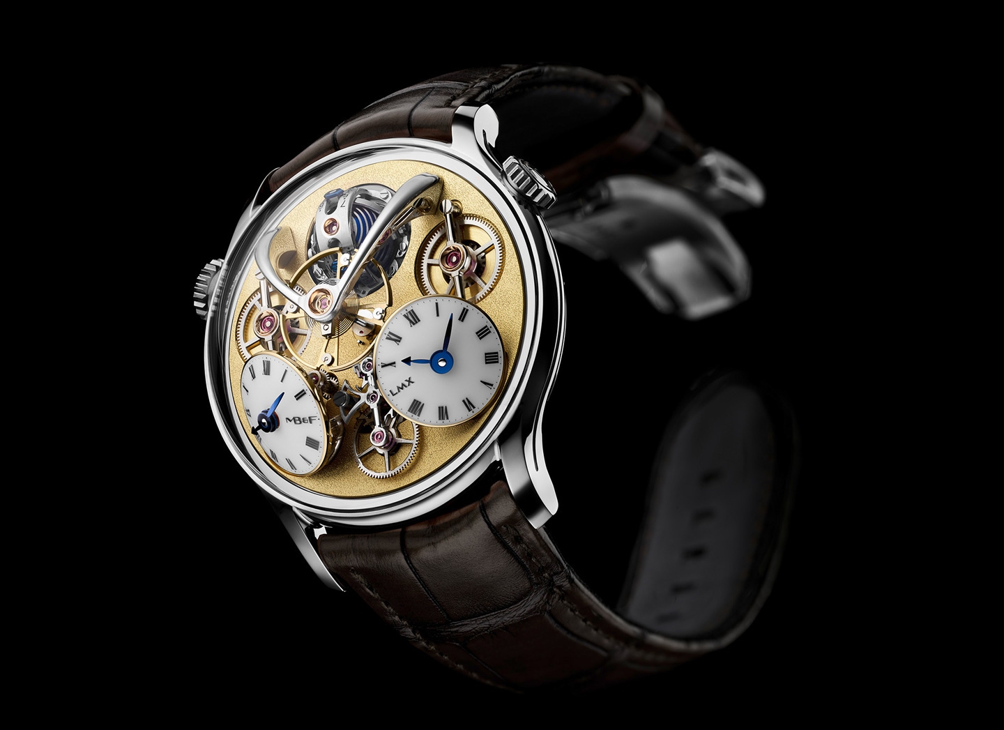 MB&F 08.SL.B : Legacy Machine LMX Steel / Brass