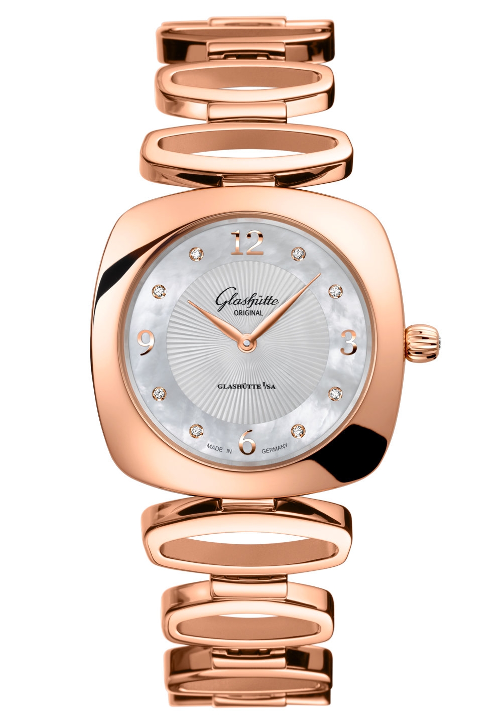 Glashütte Original 1-03-02-04-05-14 : Pavonina Red Gold / MOP / Bracelet