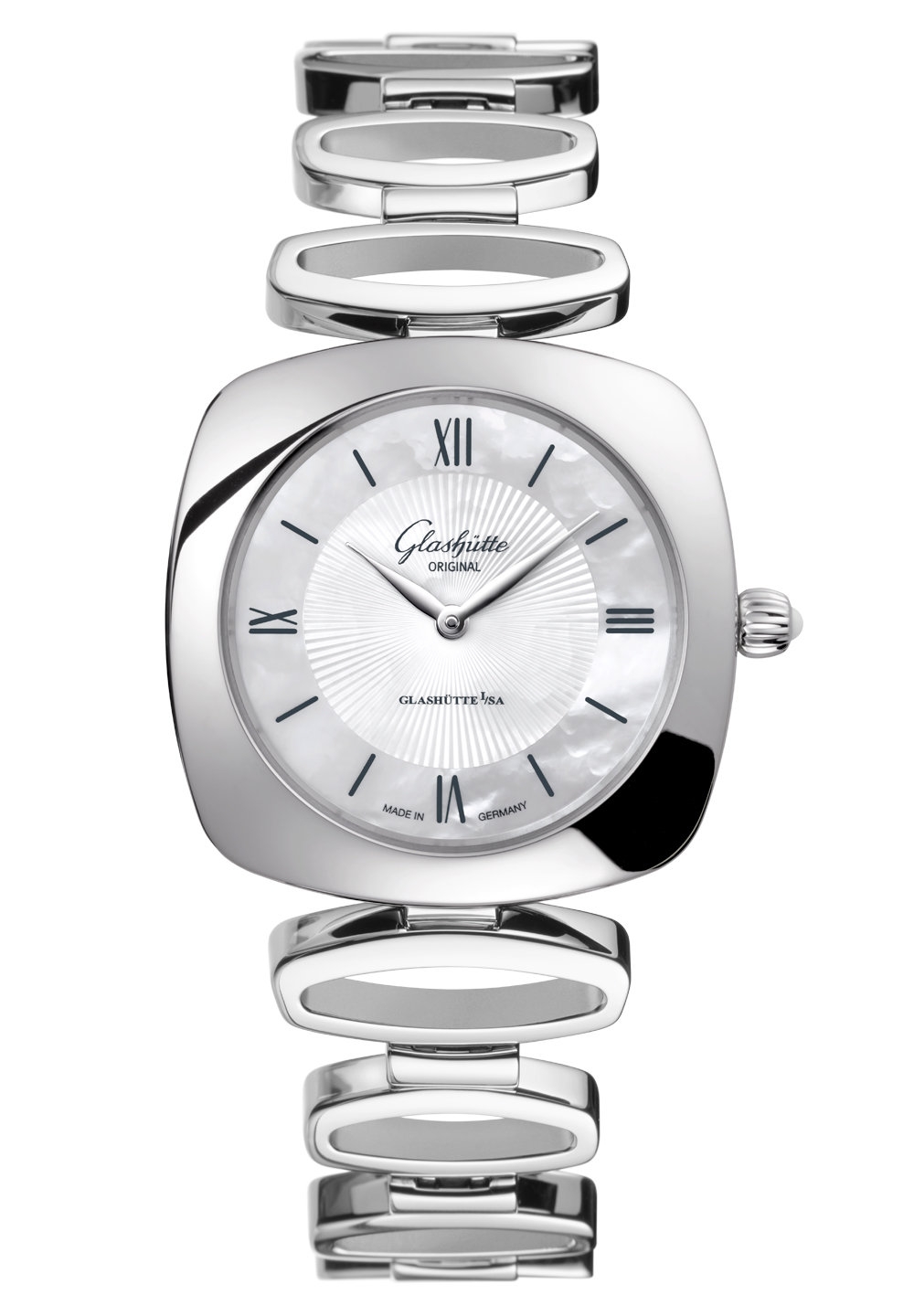 Glashütte Original 1-03-02-05-02-14 : Pavonina Stainless Steel / MOP / Bracelet