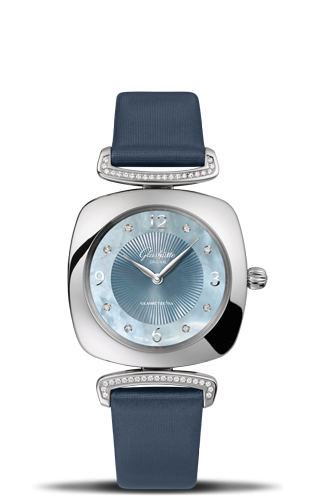 Glashütte Original 1-03-02-06-12-34 : Pavonina Stainless Steel / Diamond / Blue MOP / Calf