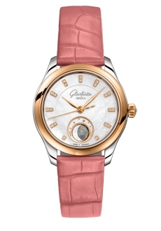 Glashütte Original 1-35-14-01-06-04 : Lady Serenade Luna Stainless Steel - Red Gold / MOP