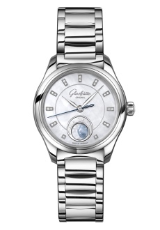 Glashütte Original 1-35-14-02-02-14 : Lady Serenade Luna Stainless Steel / MOP / Bracelet