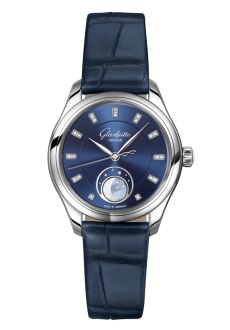 Glashütte Original 1-35-14-03-02-04 : Lady Serenade Luna Stainless Steel / Blue