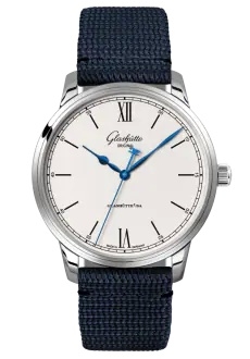 Glashütte Original 1-36-01-01-02-64 : Senator Excellence Stainless Steel / Silver / Synthetic - Folding