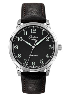 Glashütte Original 1-36-01-03-02-65 : Senator Excellence Stainless Steel / Black / Calf - Folding