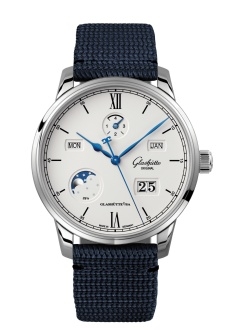 Glashütte Original 1-36-02-01-02-64 : Senator Perpetual Calendar Stainless Steel / Silver / Synthetic - Folding