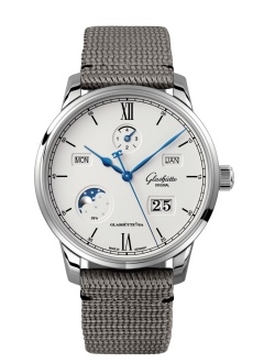 Glashütte Original 1-36-02-01-02-66 : Senator Perpetual Calendar Stainless Steel / Silver / Synthetic - Folding