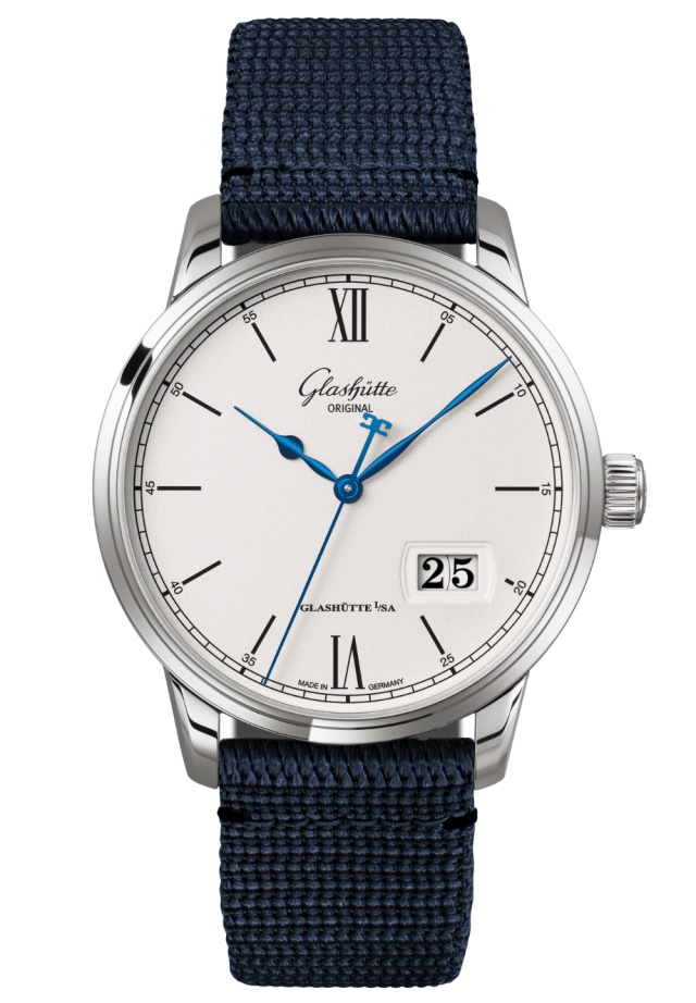 Glashütte Original 1-36-03-01-02-34 : Senator Excellence Panorama Date Stainless Steel / Silver / Synthetic - Folding