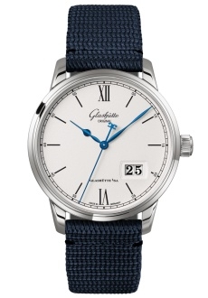 Glashütte Original 1-36-03-01-02-64 : Senator Excellence Panorama Date Stainless Steel / Silver / Synthetic - Folding