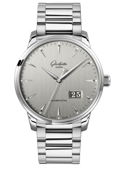 Glashütte Original 1-36-03-03-02-71 : Senator Excellence Panorama Date Stainless Steel / Grey / Bracelet