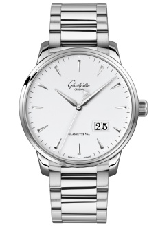 Glashütte Original 1-36-03-05-02-71 : Senator Excellence Panorama Date Stainless Steel / White / Bracelet