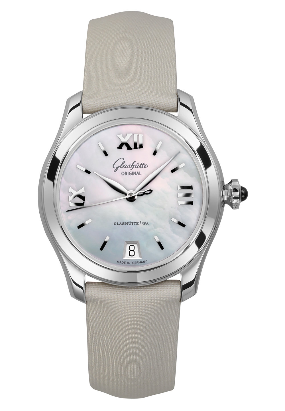 Glashütte Original 1-39-22-08-02-04 : Lady Serenade Stainless Steel / MOP / Satin - Folding
