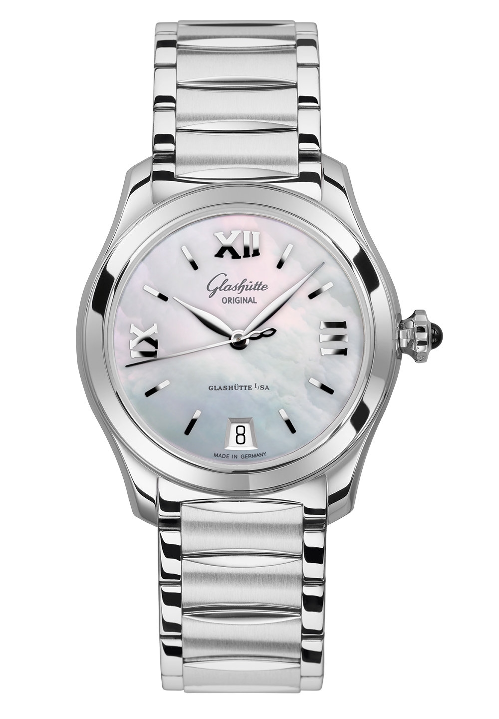 Glashütte Original 1-39-22-08-02-34 : Lady Serenade Stainless Steel / MOP / Bracelet