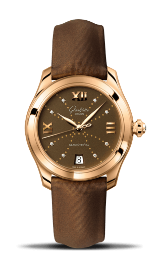 Glashütte Original 1-39-22-13-01-44 : Lady Serenade Rose Gold / Brown - Index Line
