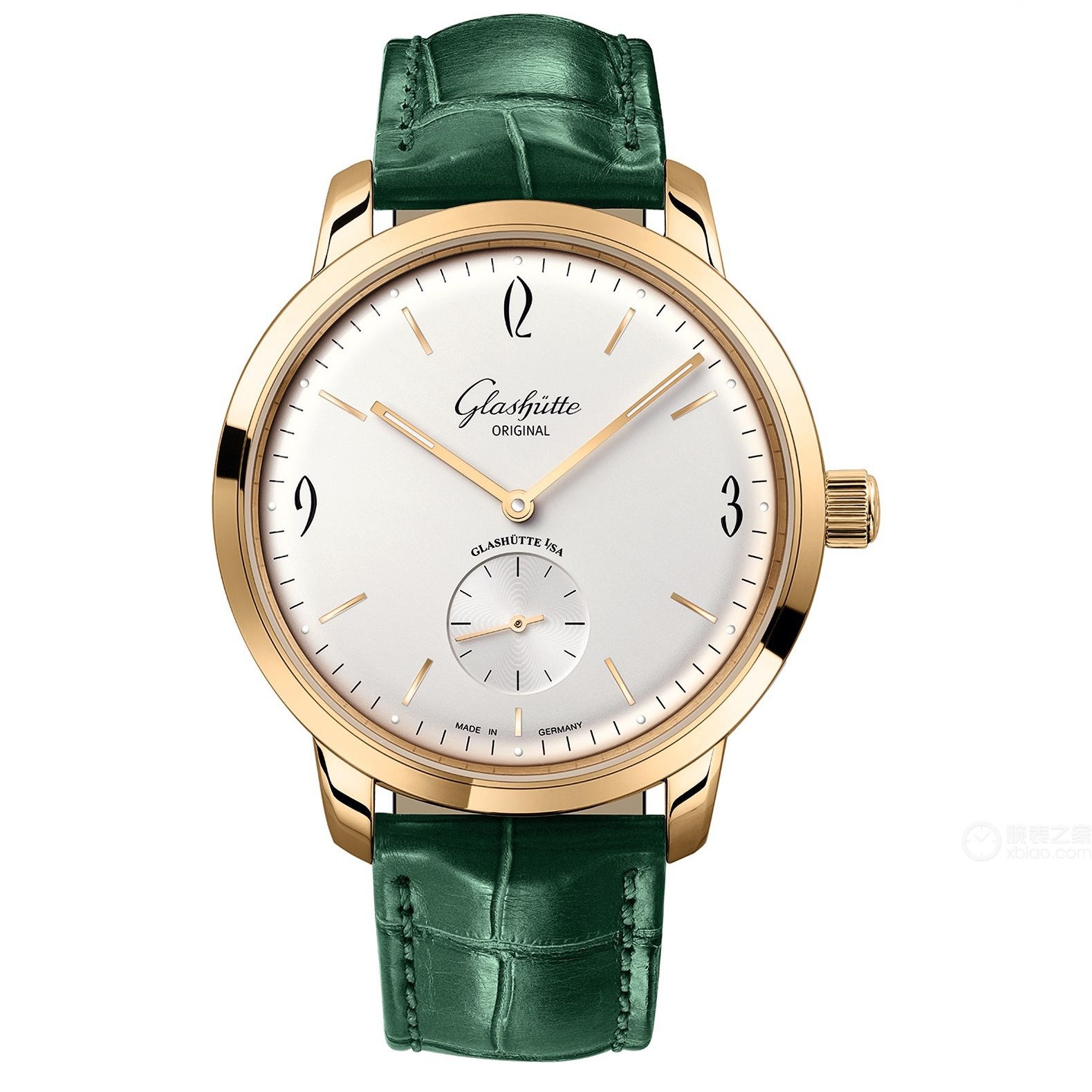 Glashütte Original 1-39-60-01-01-04 : Sixties Small Second Rose Gold / Silver