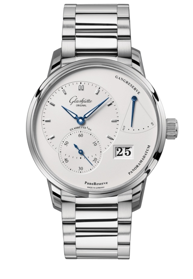 Glashütte Original 1-65-01-22-12-71 : PanoReserve Stainless Steel / Silver /  Bracelet