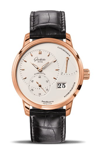 Glashütte Original 1-65-01-25-15-04 : PanoReserve Red Gold / Silver / Alligator / Folding