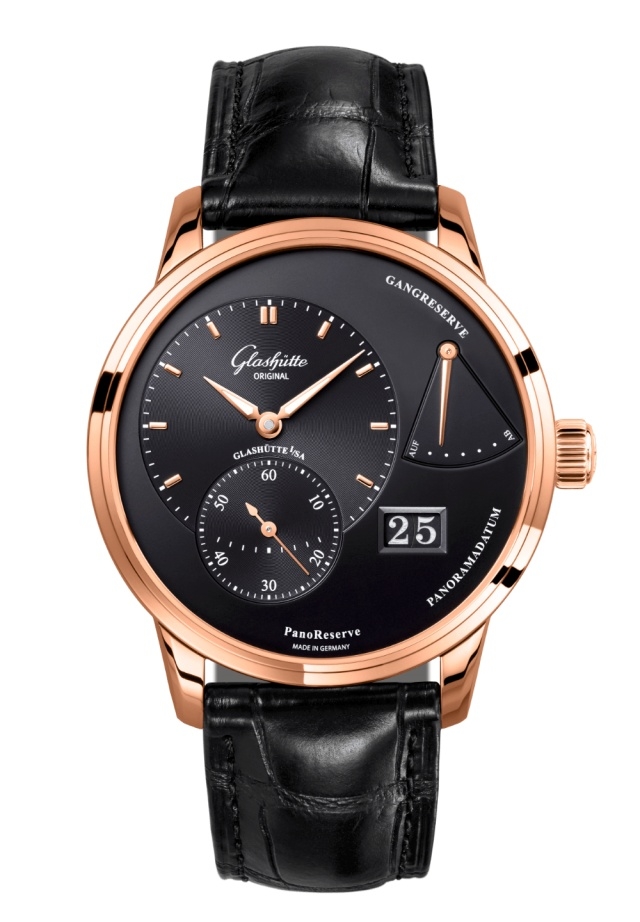 Glashütte Original 1-65-01-29-15-61 : PanoReserve Red Gold / Black / Alligator - Folding
