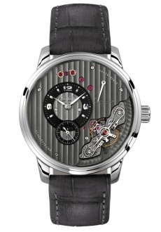 Glashütte Original 1-66-06-04-22-62 : PanoInverse Stainless Steel / Black / Alligator - Folding
