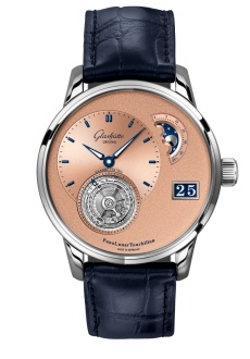 Glashütte Original 1-93-03-01-03-61 : PanoLunar Tourbillon Platinum / Salmon / Alilgator