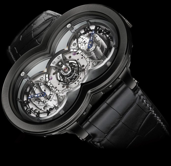 MB&F 10.T41WBL.O : Horological Machine N°1 HM1 Black