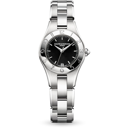 Baume & Mercier 10010 : Linea 27mm Quartz Black / Bracelet