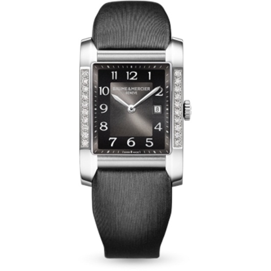 Baume & Mercier 10022 : Hampton Lady Black / Vertical Diamonds