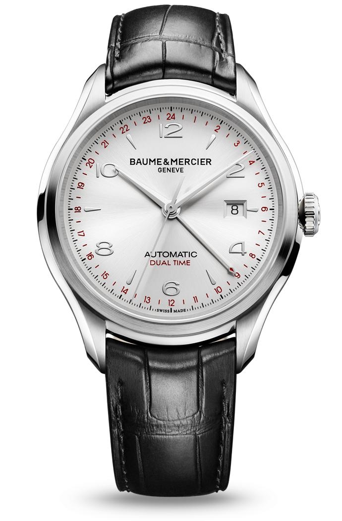 Baume & Mercier 10112 : Clifton GMT Silver