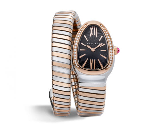 Bulgari 102098 : Serpenti Tubogas Two Tone Black Diamond