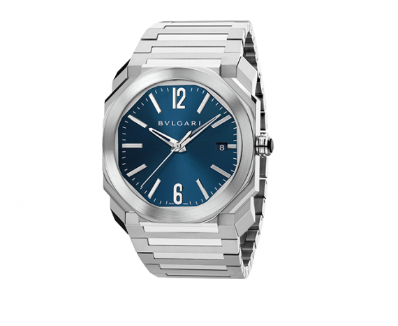 Bulgari 102105 : Octo Solotempo 38 Blue Bracelet