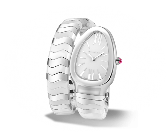 Bulgari 102182 : Serpenti Spiga Stainless Steel White