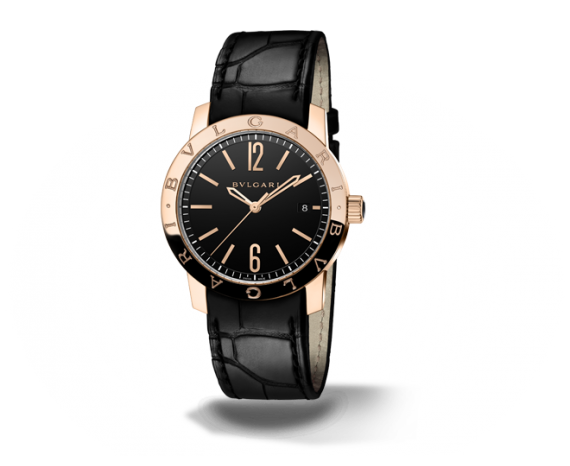 Bulgari 102261 : Bulgari Solotempo 39 Pink Gold Black