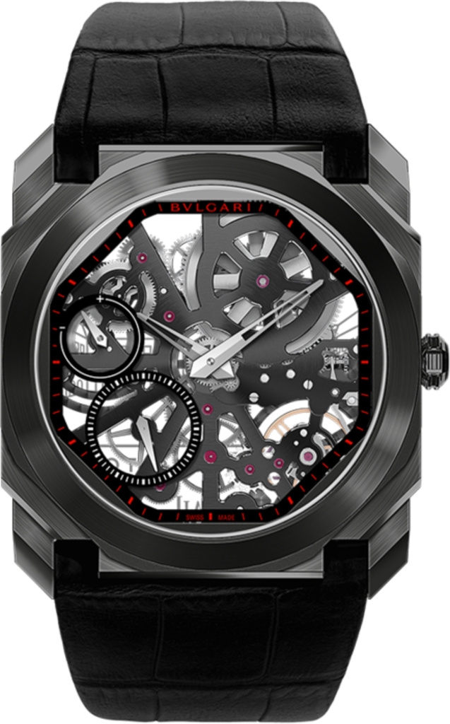 Bulgari 102777 : Octo Finissimo Skeleton DLC / Alligator
