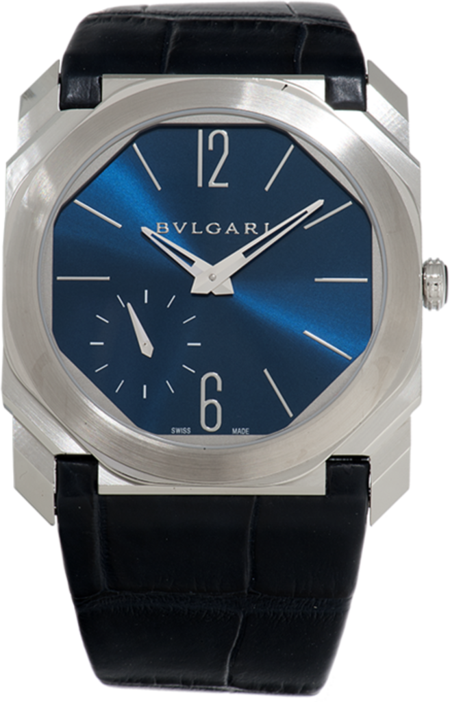 Bulgari 102832 : Octo Finissimo Platinum / Blue