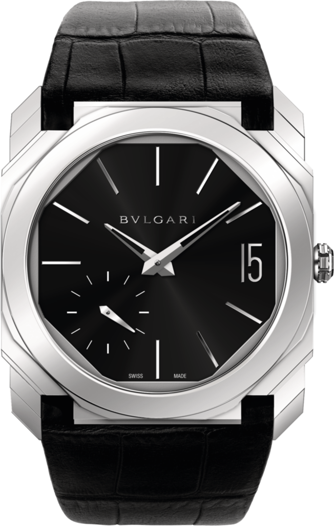Bulgari 102850 : Octo Finissimo Platinum / Worldtempus / Black