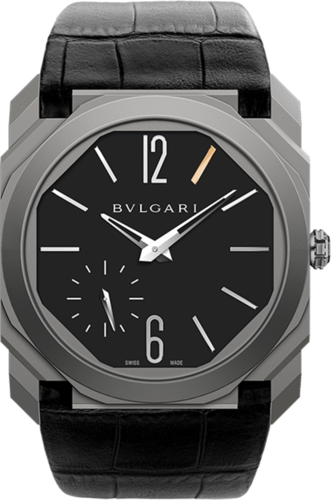 Bulgari 102909 : Octo Finissimo Automatic Titanium / Black / Kamine's 111