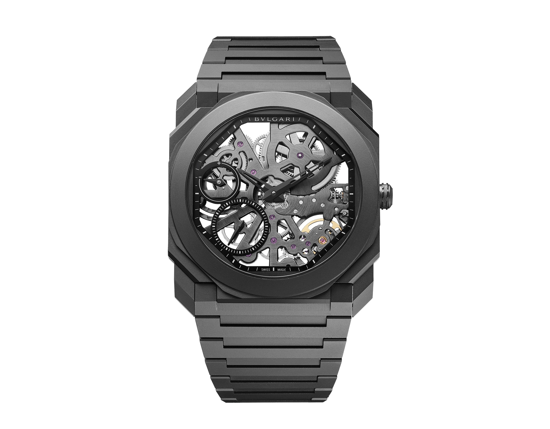 Bulgari 103126 : Octo Finissimo Skeleton / Ceramic / Bracelet