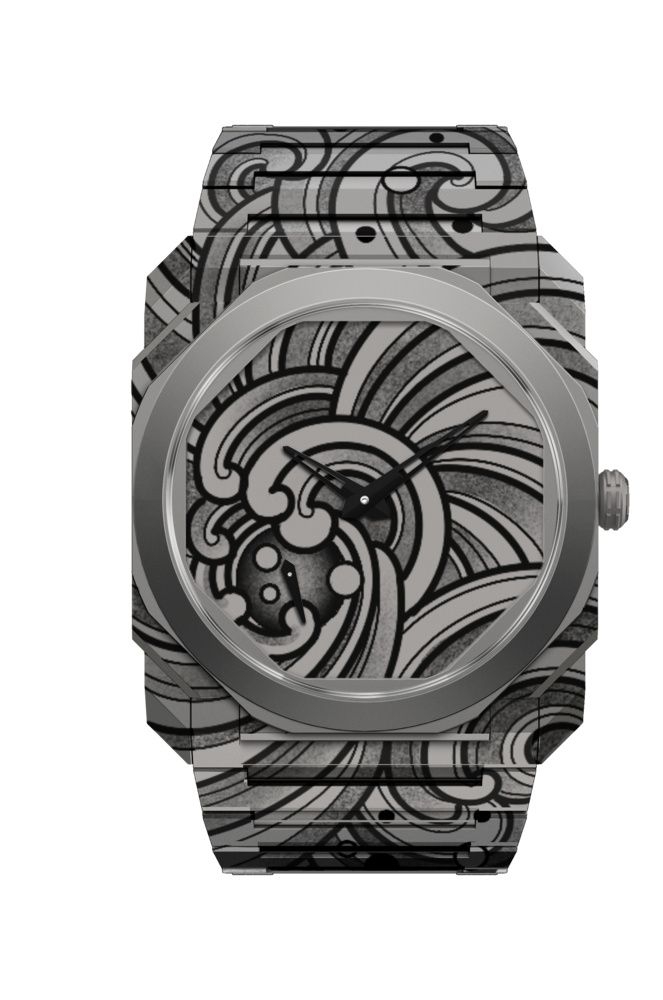 Bulgari 103707 : Octo Finissimo Automatic Tattoo Acqua