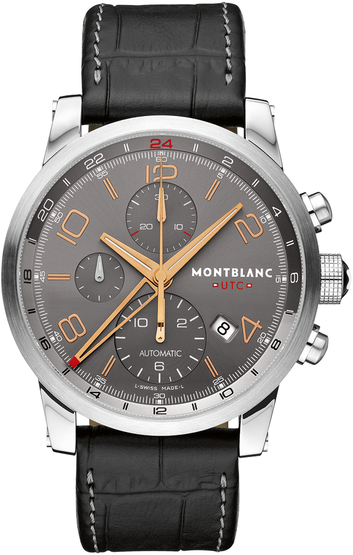 Montblanc 107063 : TimeWalker Chrono Voyager UTC Anthracite