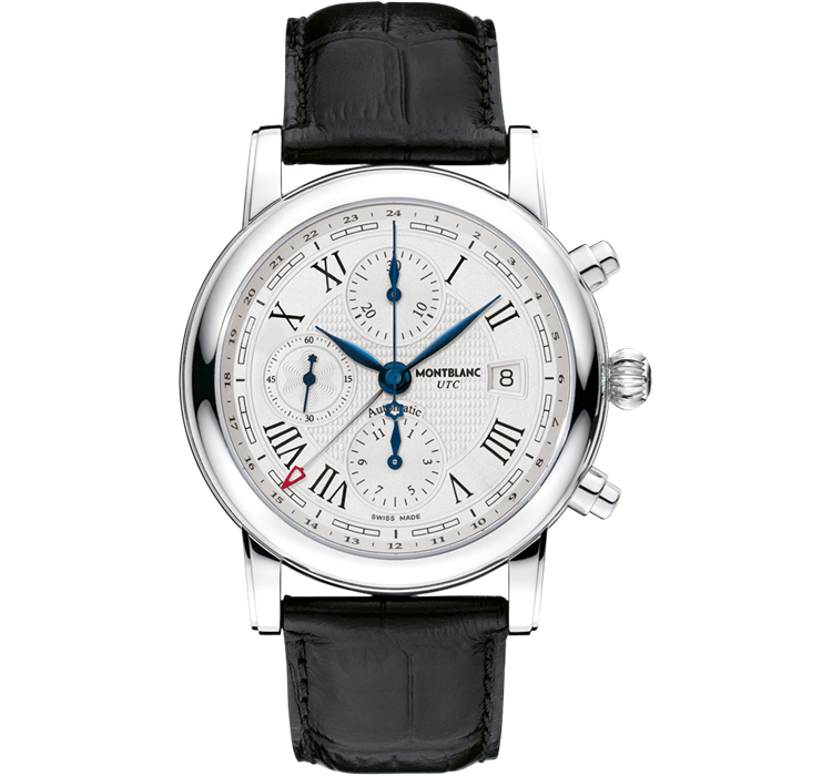 Montblanc 107113 : Star Roman Chronograph UTC Automatic Silver