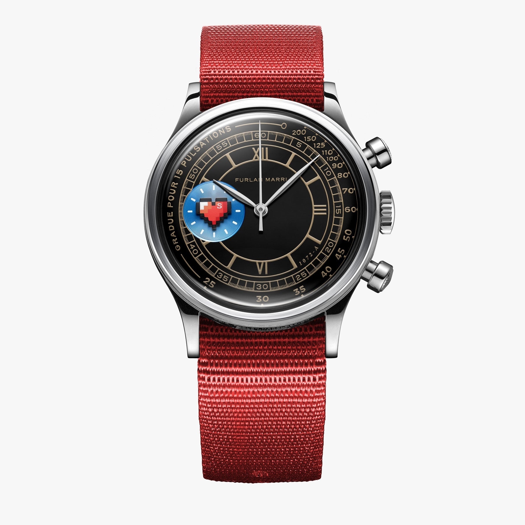 Furlan Marri 1072-2 : Chronograph Heartz Beat / + seconde/seconde/