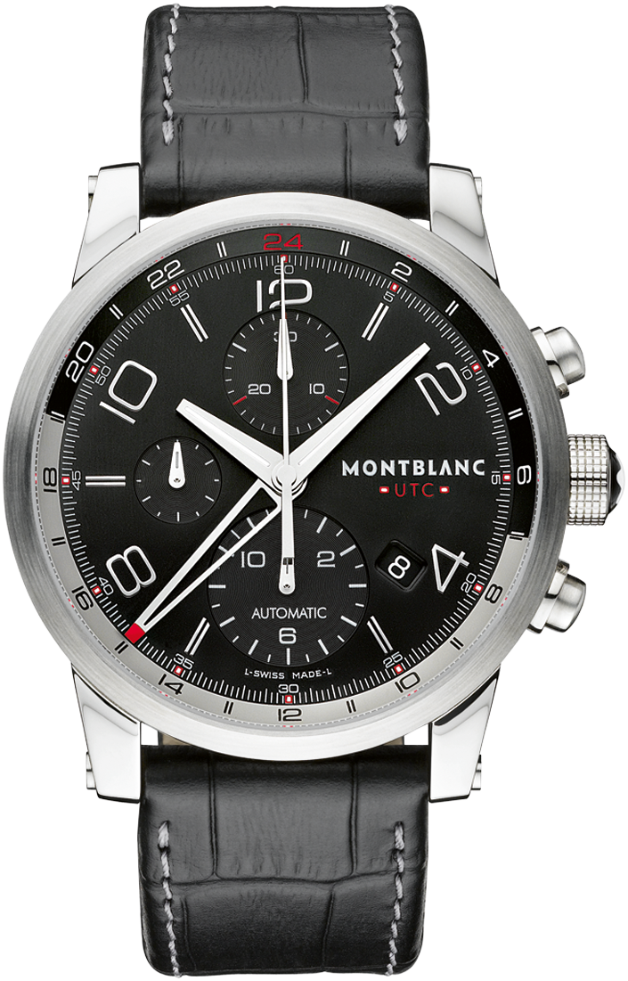 Montblanc 107336 : TimeWalker Chrono Voyager UTC Black